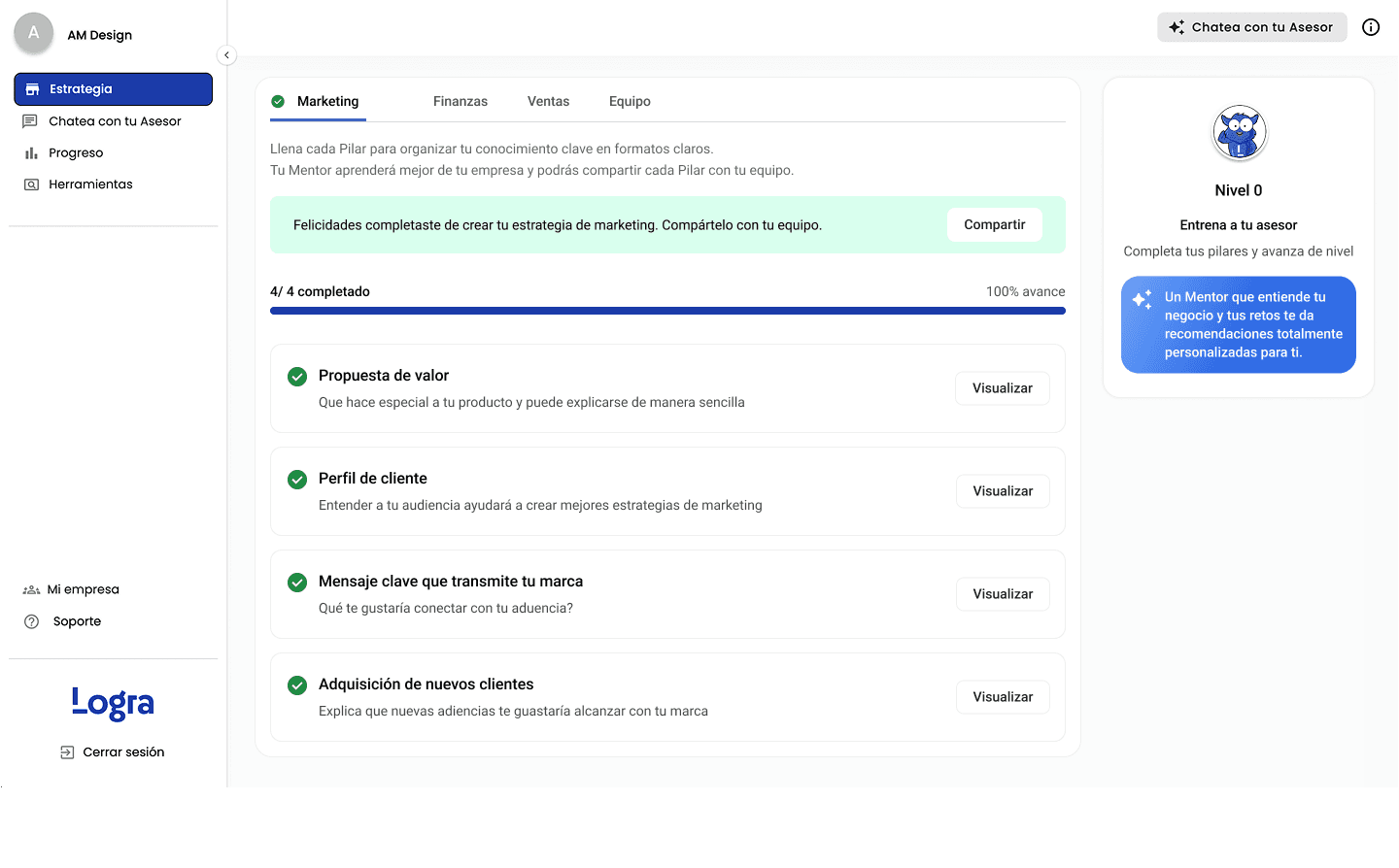 Estrategia — formatos para tu estrategia